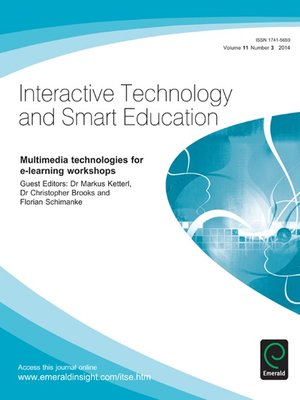cover image of Interactive Technology and Smart Education, Volume 11, Issue 3